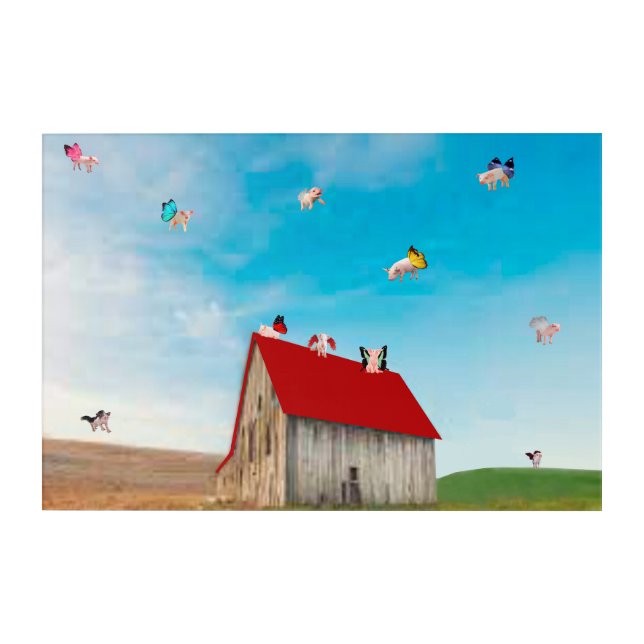 Old McDonald Had a Farm Acrylic Wall Art (Front)