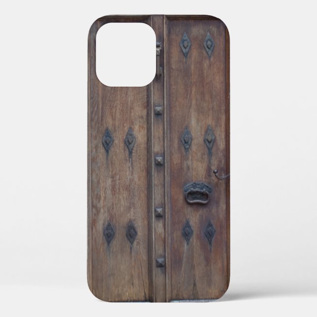 Old Medieval Spanish Wooden Door Case-Mate iPhone  Case (Back)