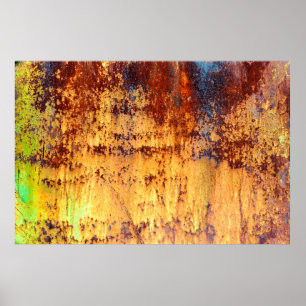 Old metal iron rust background and texture, metal poster