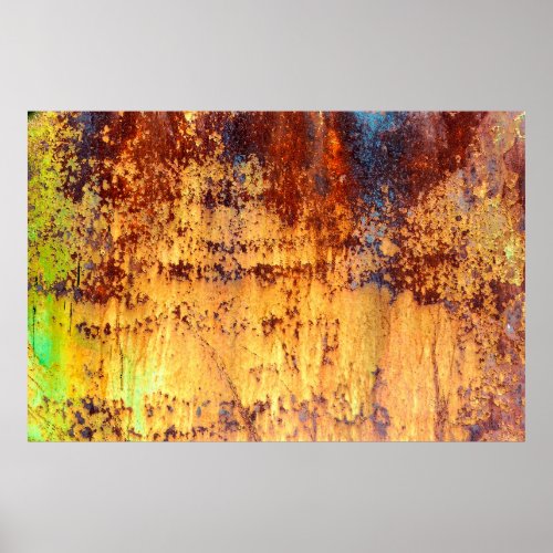 Old metal iron rust background and texture  metal poster
