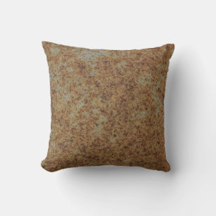 Old metal iron rust backgroundabstract,art,artisti throw pillow