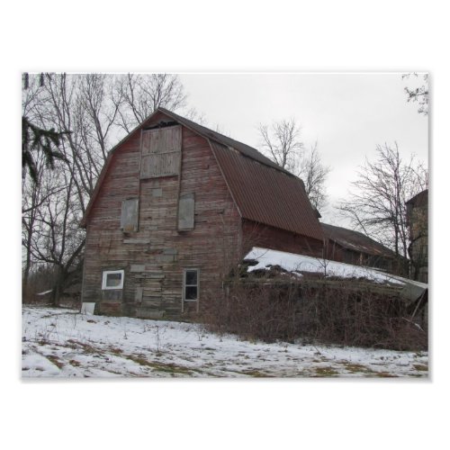Old Michigan Barn Photo Print