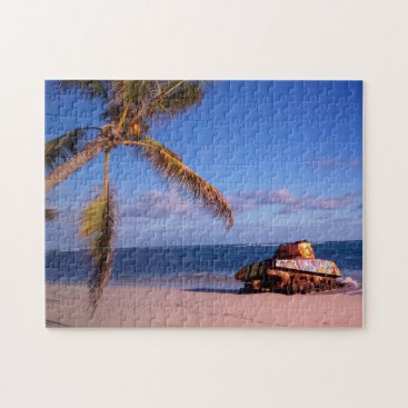 Old Military War Tank Puerto Rico. Jigsaw Puzzle Old Military War Tank Puerto Rico. Jigsaw Puzzle