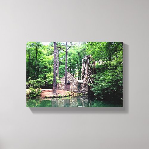 Old Mill at Berry College in Rome GA Canvas Print