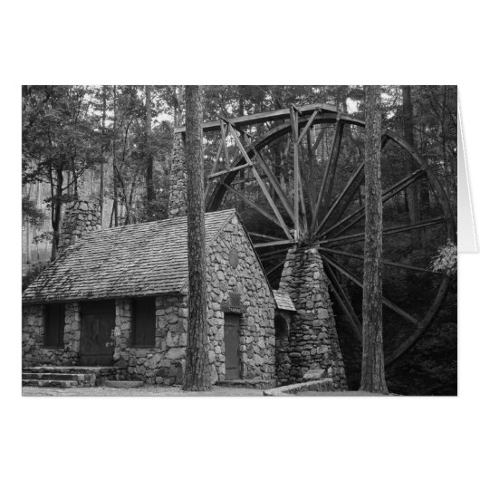 Old Mill b/w (Front Horizontal)