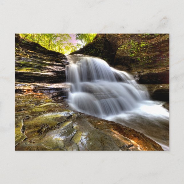 Old Mill Falls, Robert H Treman State Park, NY Postcard (Front)
