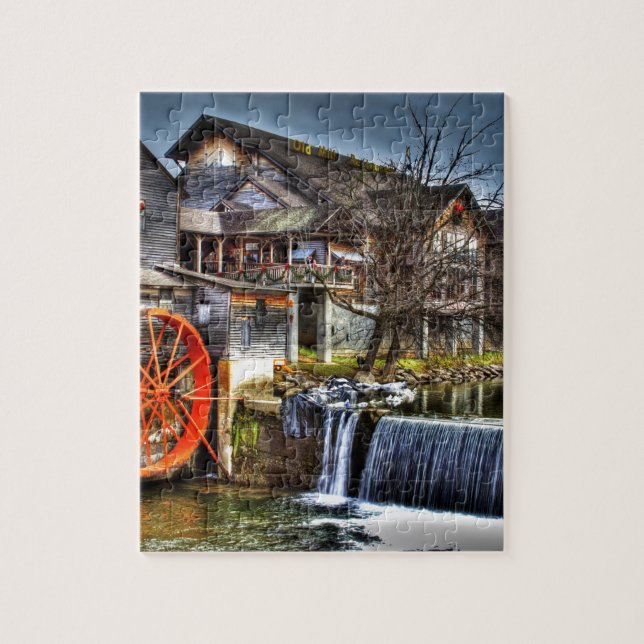 Old Mill Jigsaw Puzzle (Vertical)