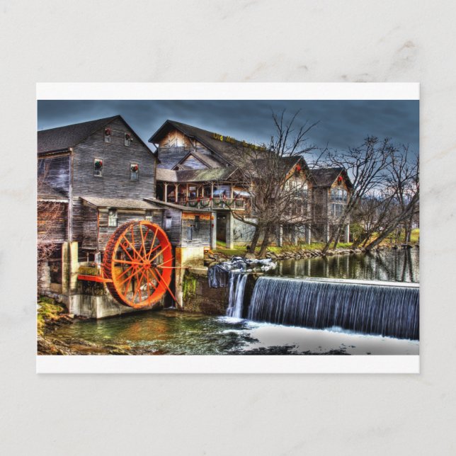 Old Mill Postcard (Front)