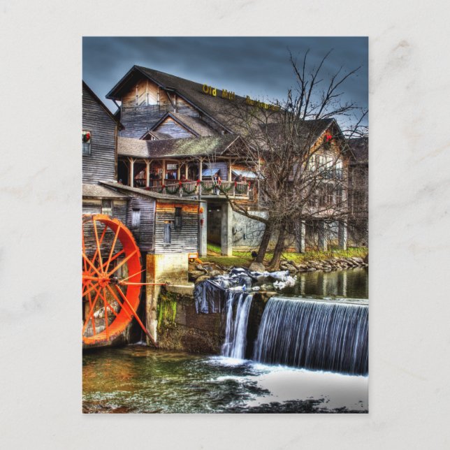 Old Mill Postcard (Front)