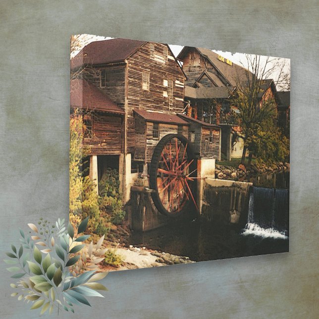 Old Mill Smoky Mountains  Canvas Print (Creator Uploaded)