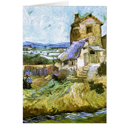 Old Mill Van Gogh Fine Art Cards (Front)