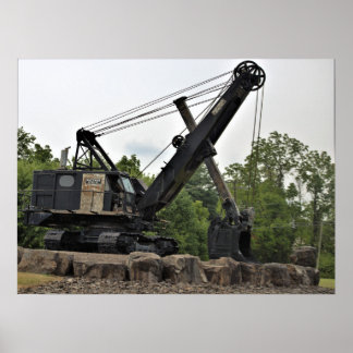 Old Mining Equipment Photo Poster