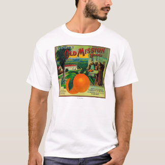 Old Mission Orange LabelFullerton, CA T-Shirt