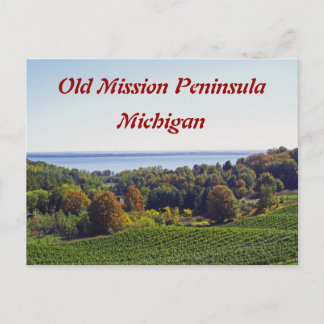 "OLD MISSION PENINSULA, MICHIGAN" POSTCARD
