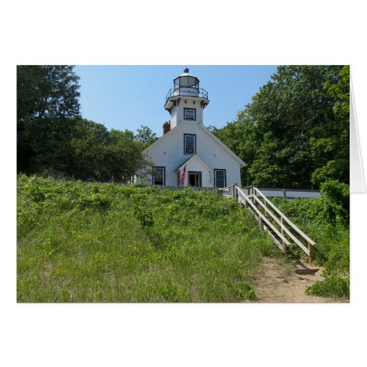 Old Mission Point Lighthouse Cards (Front Horizontal)