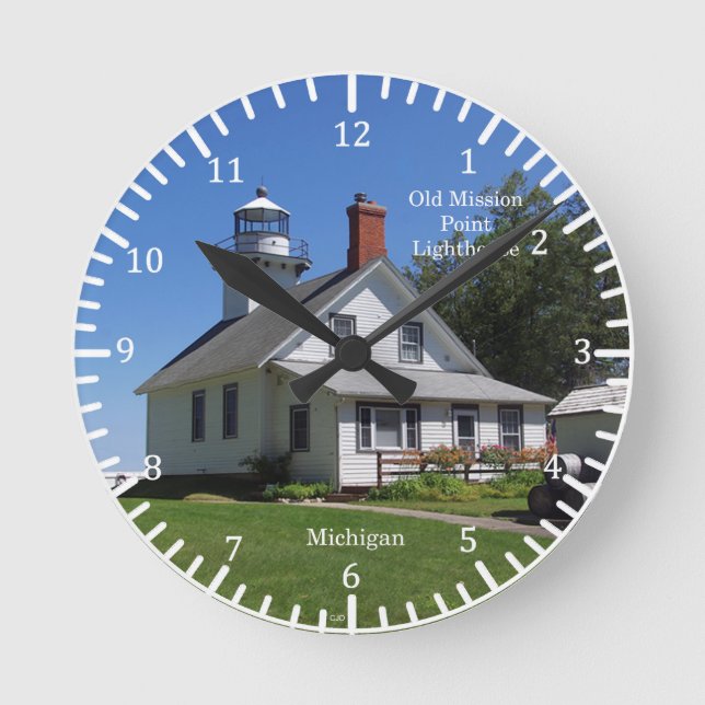 Old Mission Point Lighthouse clock (Front)