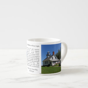 Old Mission Point Lighthouse espresso mug