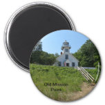 Old Mission Point Lighthouse Magnet at Zazzle