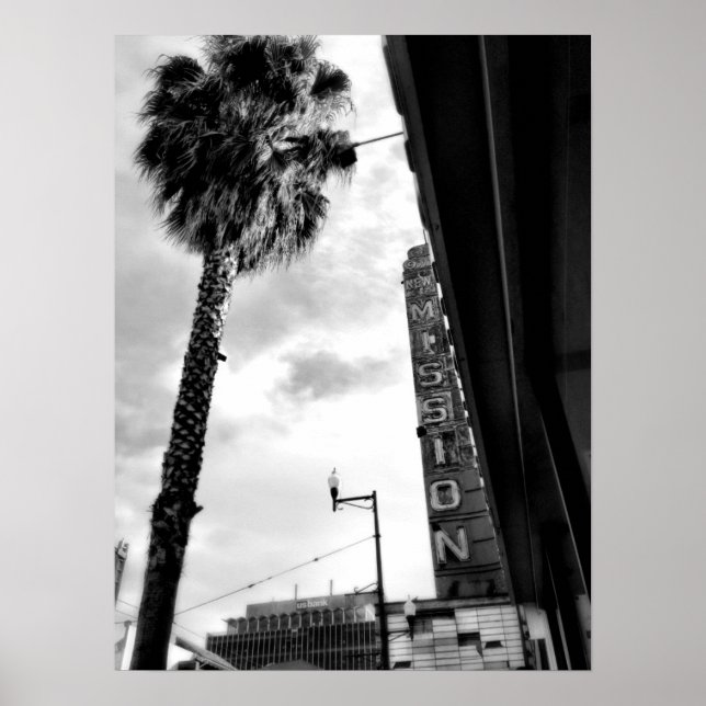 Old mission theater San Francisco Poster (Front)