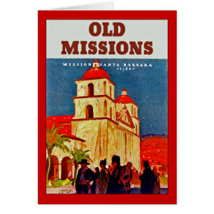 Old Missions ~ Santa Barbara Cards