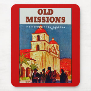 Old Missions ~ Santa Barbara Mouse Pad