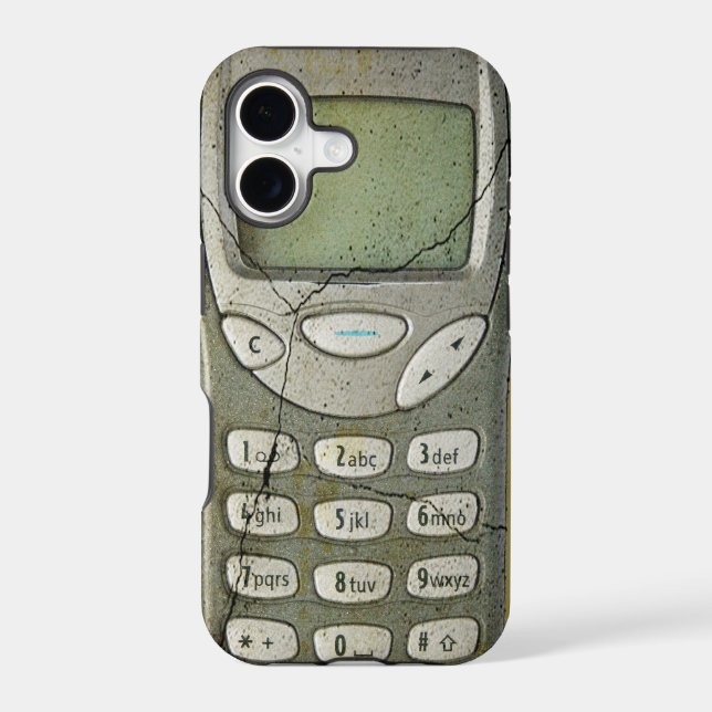 Old mobile phone iphone case (Back)