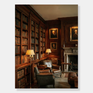 Old Money Aesthetic Library Dark Academia Foam Board