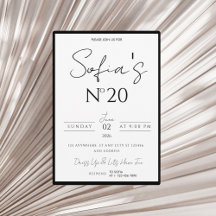 Old Money Birthday Invitation, Elegant and modern