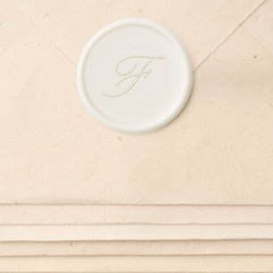 Old Money Classic Monogram Wedding Wax Seal Sticker