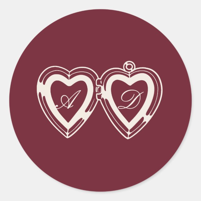 Old Money Elegant Wedding Sticker (Front)