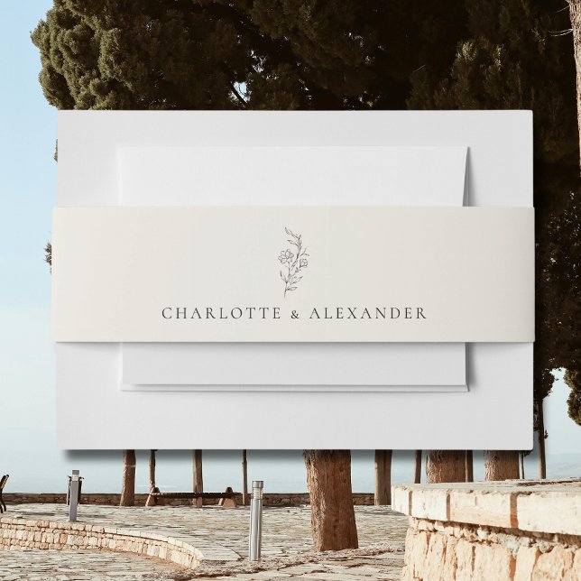 Old Money Ivory Invitation Belly Band (Creator Uploaded)