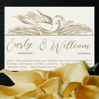 OLD MONEY, LOVE BIRDS, INVITATION