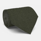 Old Money Olive Green Herringbone Tweed Fabric