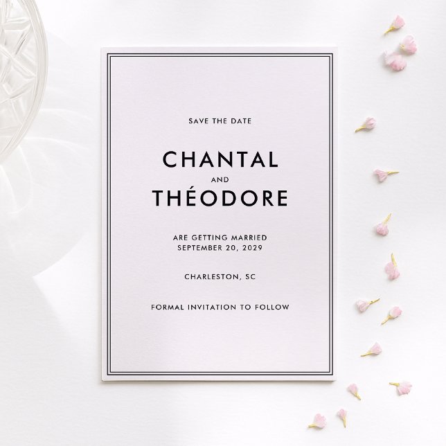 Old Money | Quiet Luxury | Black and off-White  Invitation (Creator Uploaded)