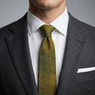 Old Money Rust Orange Birdseye Tweed Fabric Neck Tie