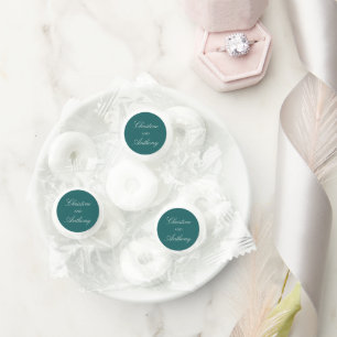 Old Money Teal Classic Wedding Life Saver® Mints