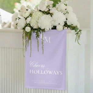 Old Money Wedding Reception Decor Banner