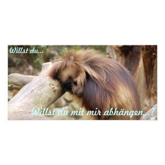 Old monkey card