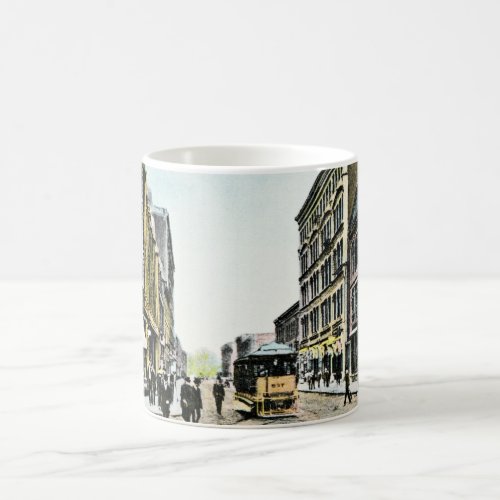 Old Montreal QC Bleury Street Postcard Coffee Mug