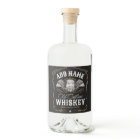 Old Moonshine Whiskey Label ADD PHOTO Family Name