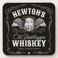  Old Moonshine Whiskey Label ADD PHOTO Family Name