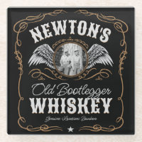 Old Moonshine Whiskey Label ADD PHOTO Family Name