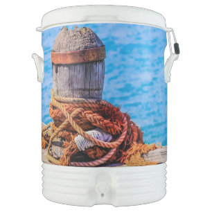 Old Mooring Bollard Beverage Cooler