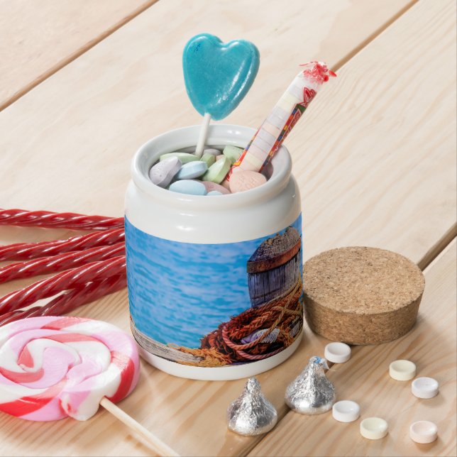 Old Mooring Bollard Candy Jar (In Situ)