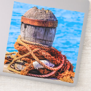 Old Mooring Bollard Sticker