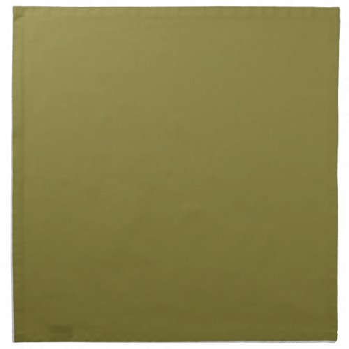 Old Moss Green Solid Color Cloth Napkin