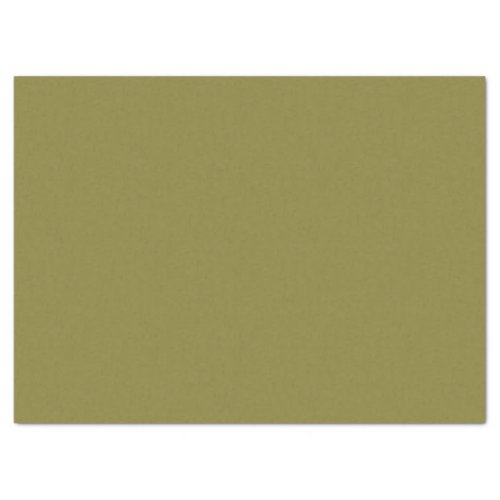 Old Moss Green Solid Color Tissue Paper