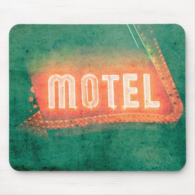 Old Motel Mouse Pad (Front)