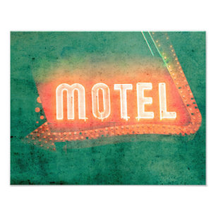 Old Motel Photo Print