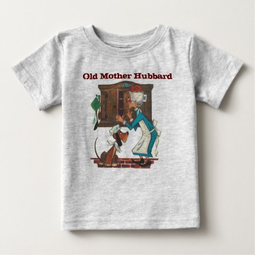 Old Mother Hubbard Baby T_Shirt